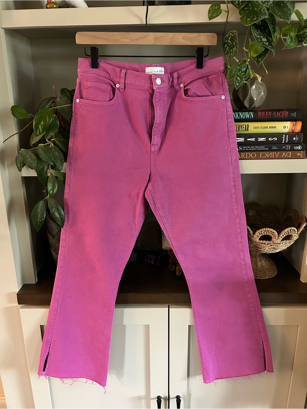 LOFT Pink Jeans
